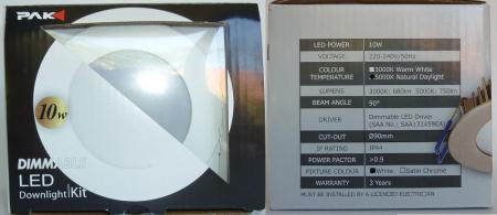 Pak deals led downlight